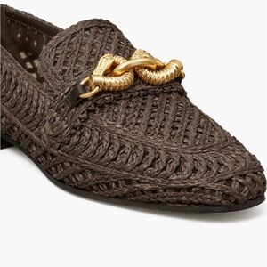 NWOT Tory Burch Jessa Raffia Loafer Size 6